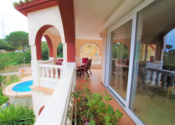 Willa V&v Lloret-villa Christine, Lujosa 17 Personas *