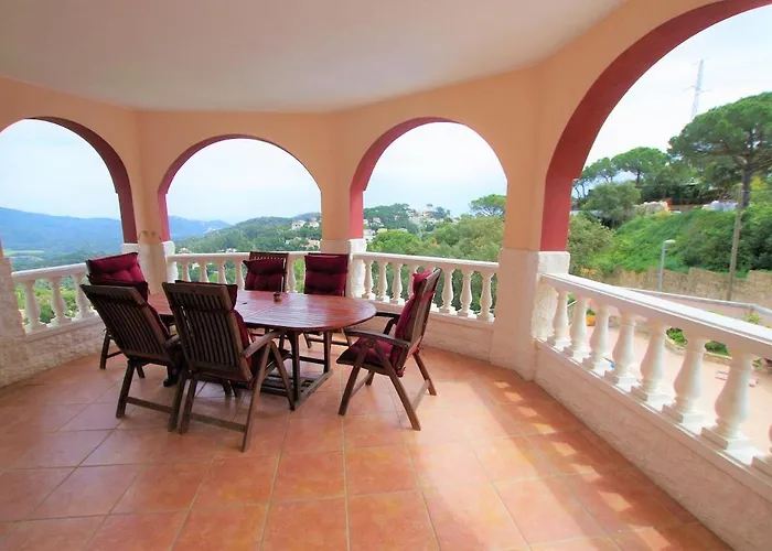 V&v Lloret-villa Christine, Lujosa 17 Personas Willa Lloret de Mar