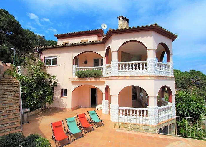 V&v Lloret-villa Christine, Lujosa 17 Personas Lloret de Mar